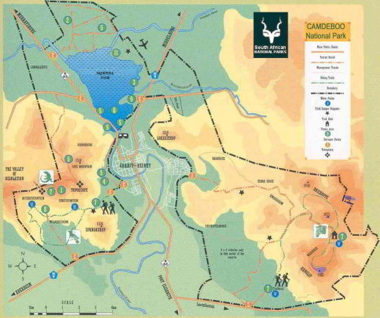 Camdeboo National Park Map